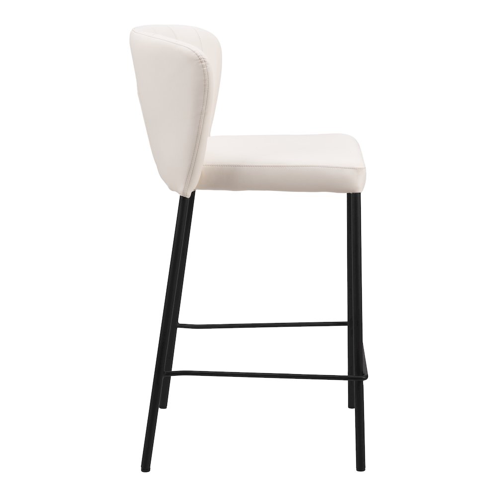 Linz Counter Stool (Set of 2) Cream. Picture 2