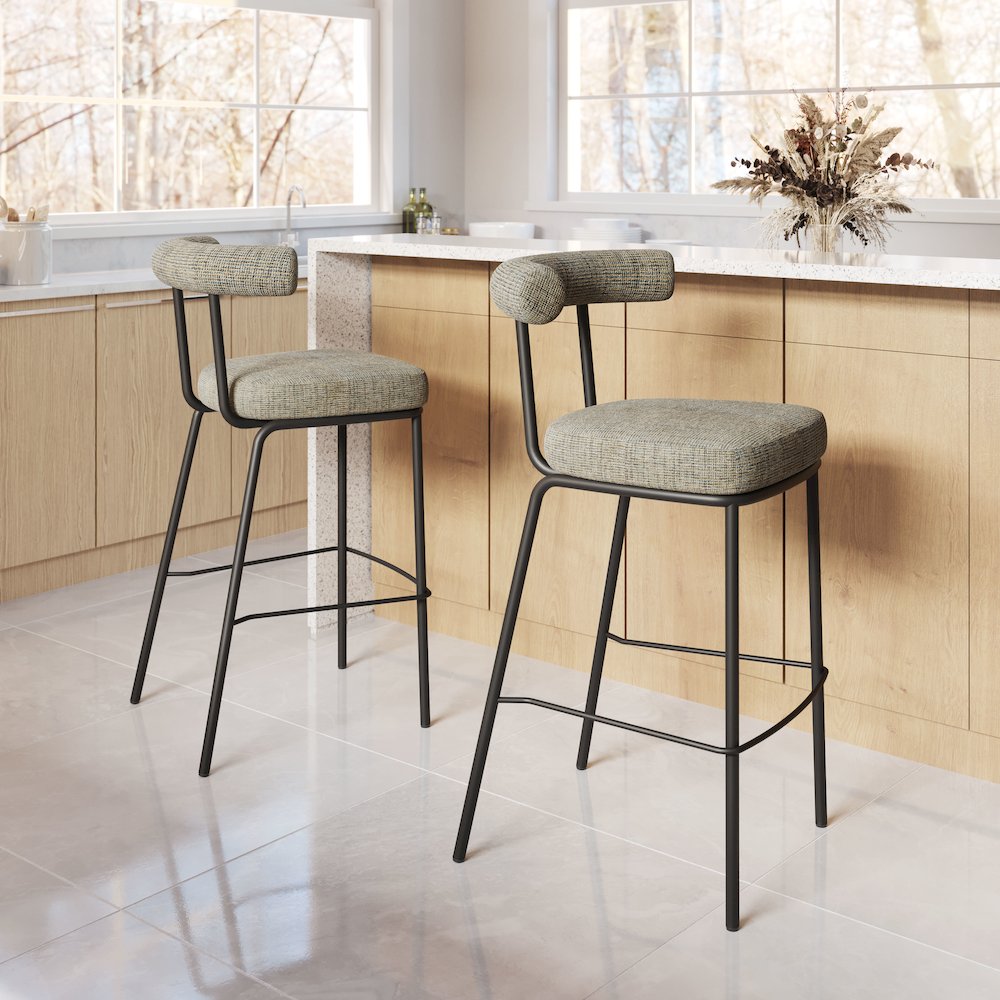 Kede Barstool Green Tweed. Picture 9
