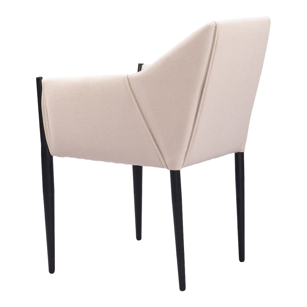 Andover Dining Chair (Set of 2) Beige. Picture 5