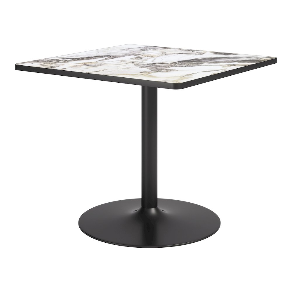 Caliza Dining Table Gray & Black. Picture 1