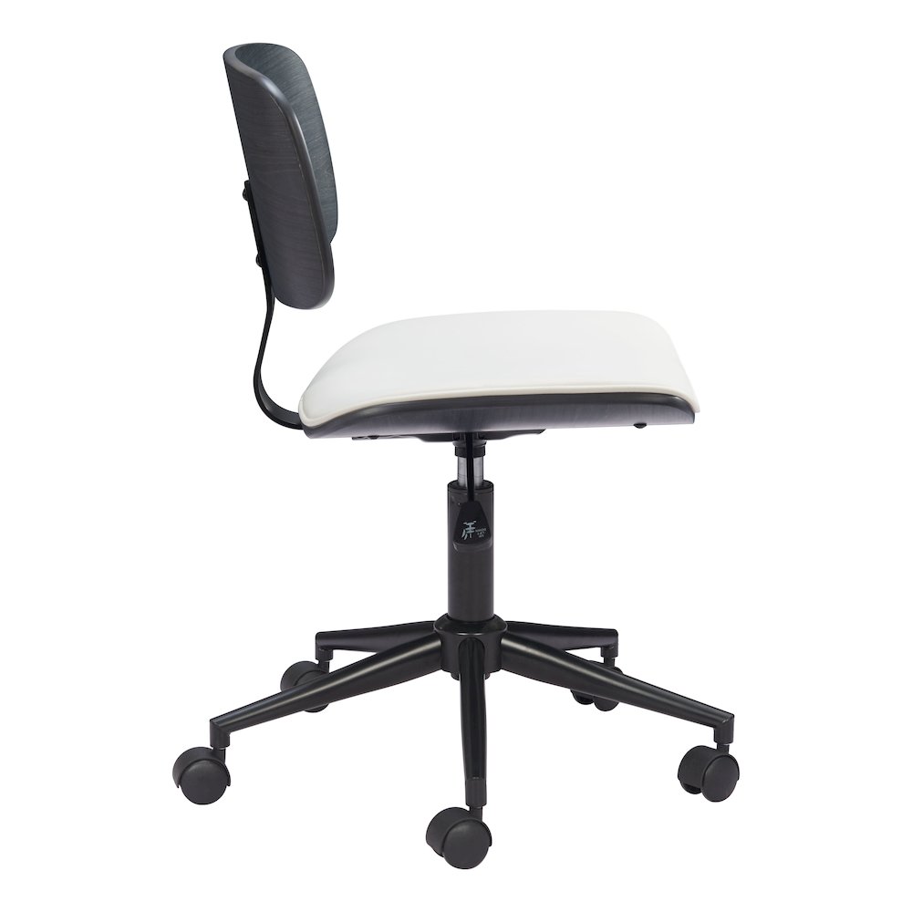 Duravel Office Chair White & Black. Picture 2