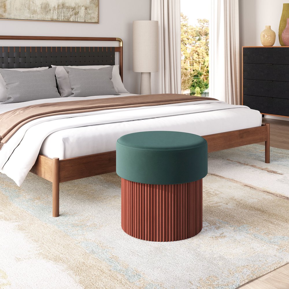 Boto Storage Ottoman Green. Picture 8