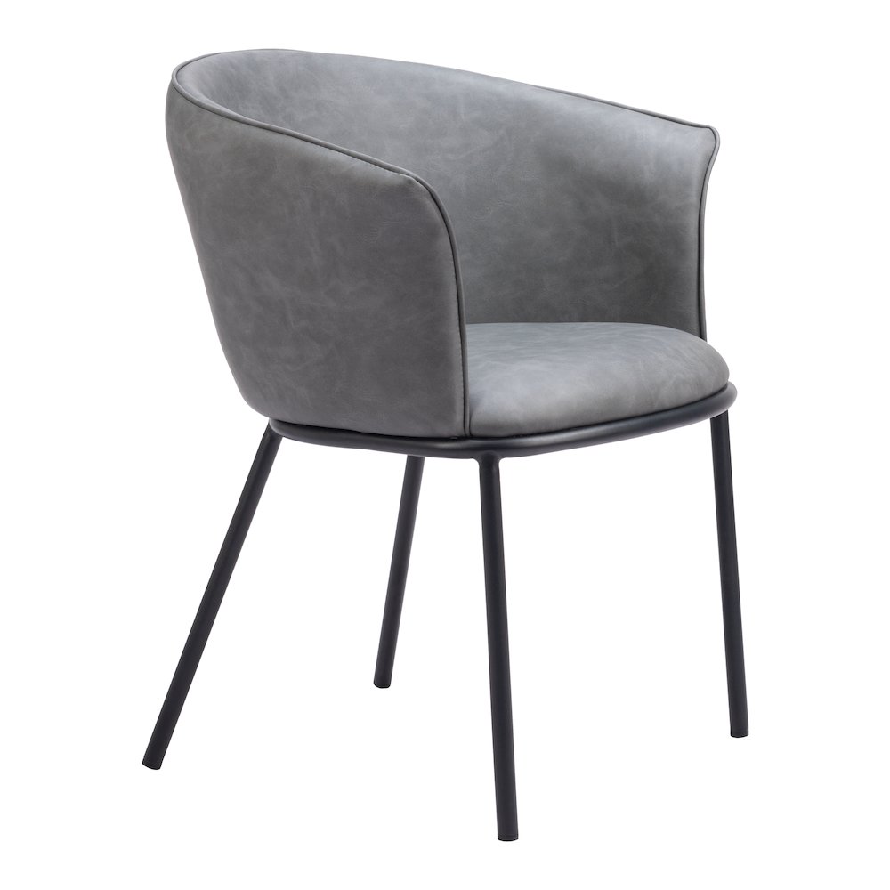Garston Dining Chair Gray. Picture 8