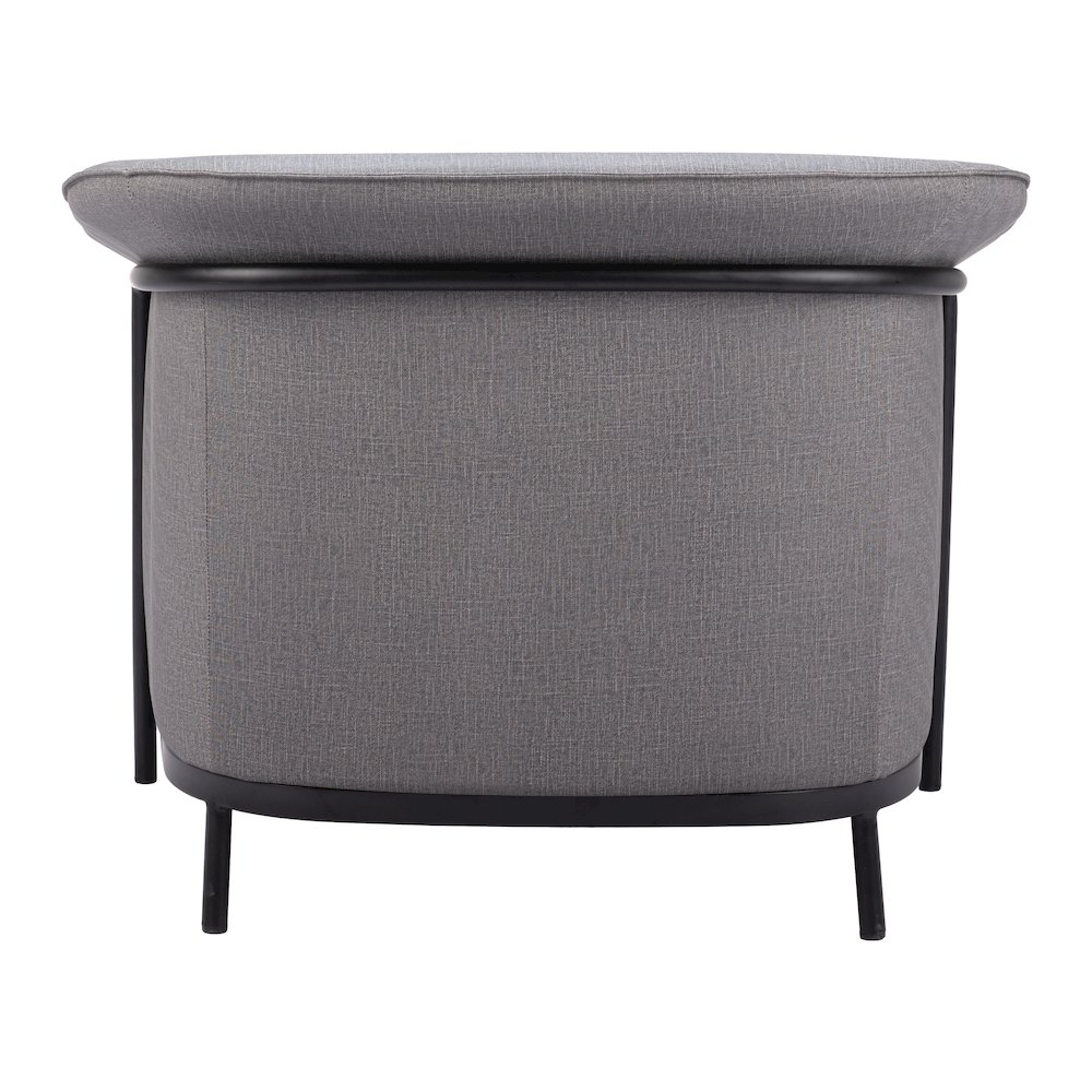 Burry Accent Chair Slate Gray. Picture 4