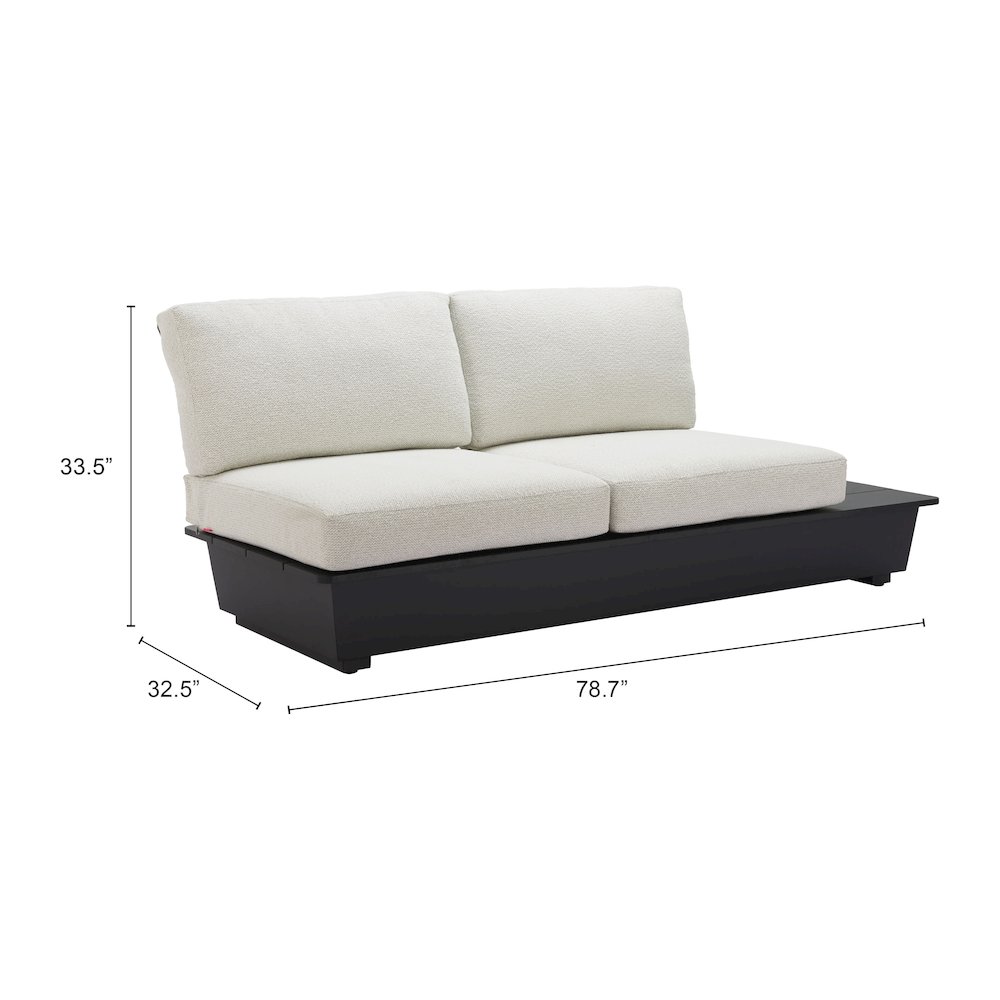 Tien RHF Loveseat Beige. Picture 7