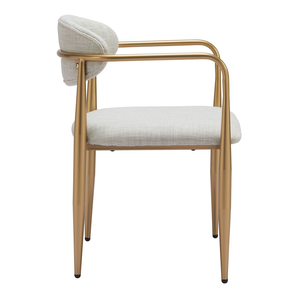 Zens Dining Chair (Set of 2) Quill Gray. Picture 2