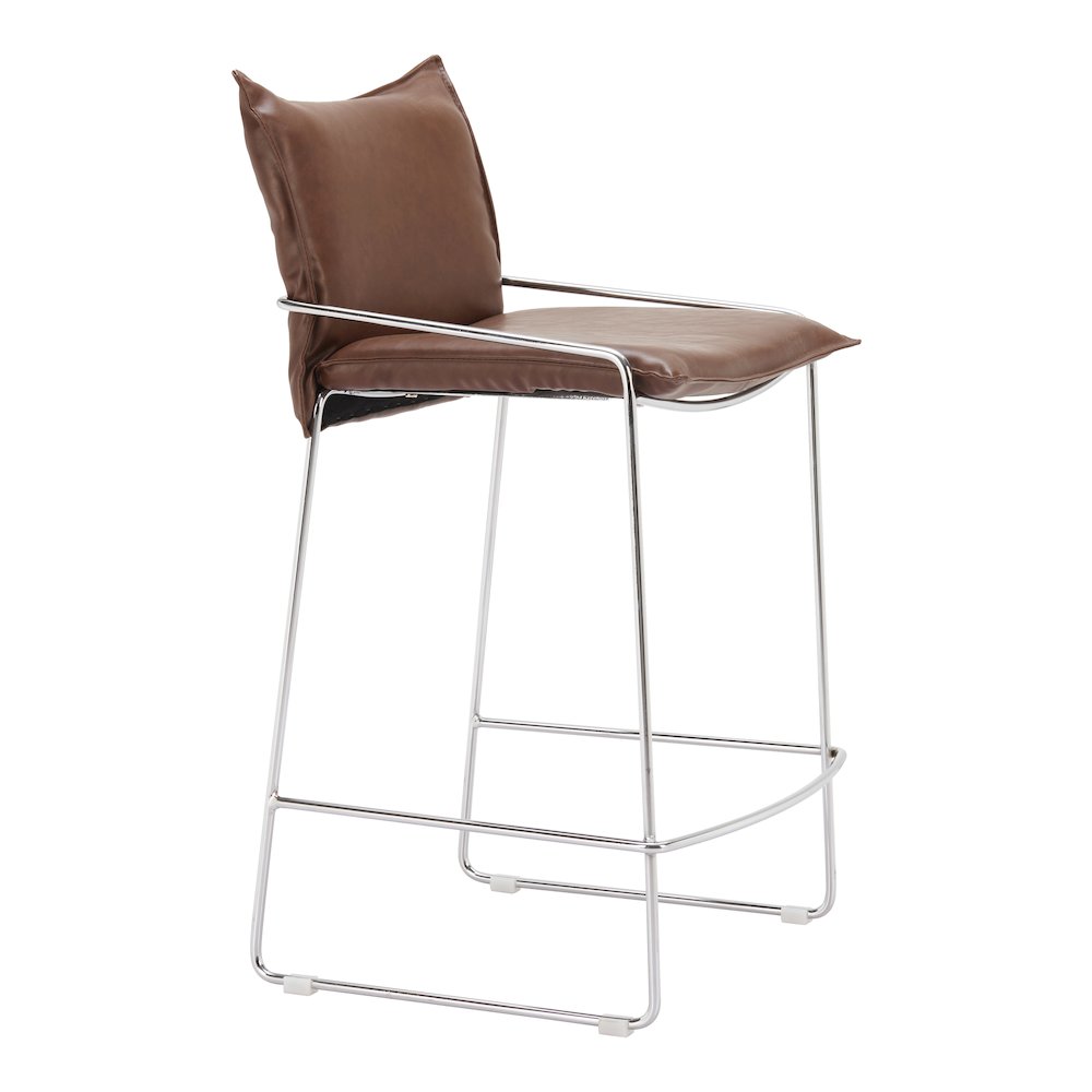 Pola Counter Stool Brown. Picture 1