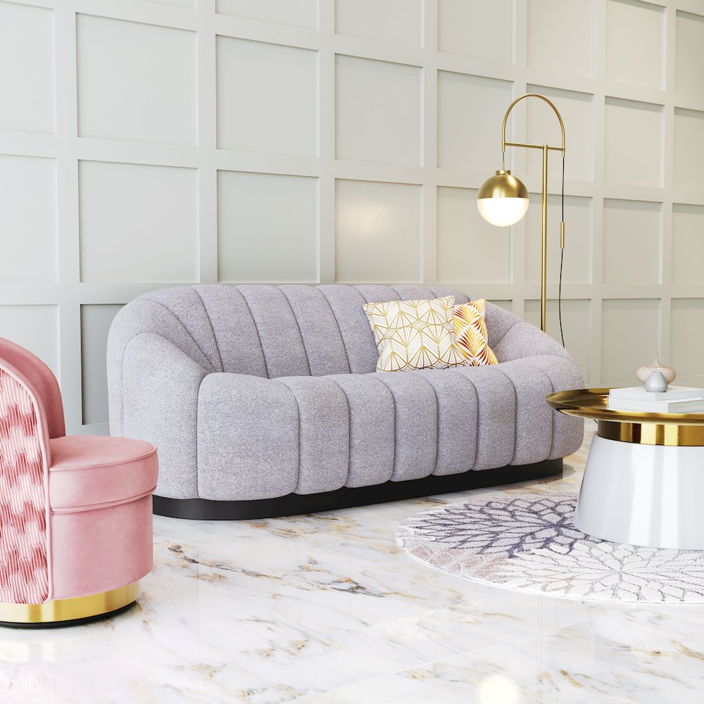 Bhutan Sofa Light Gray. Picture 8