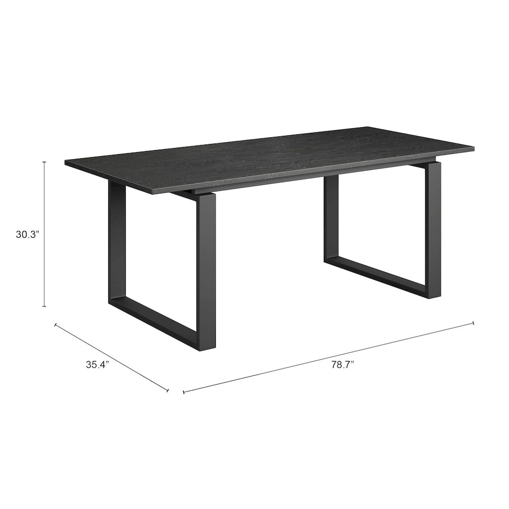 Sundar Dining Table Black. Picture 9