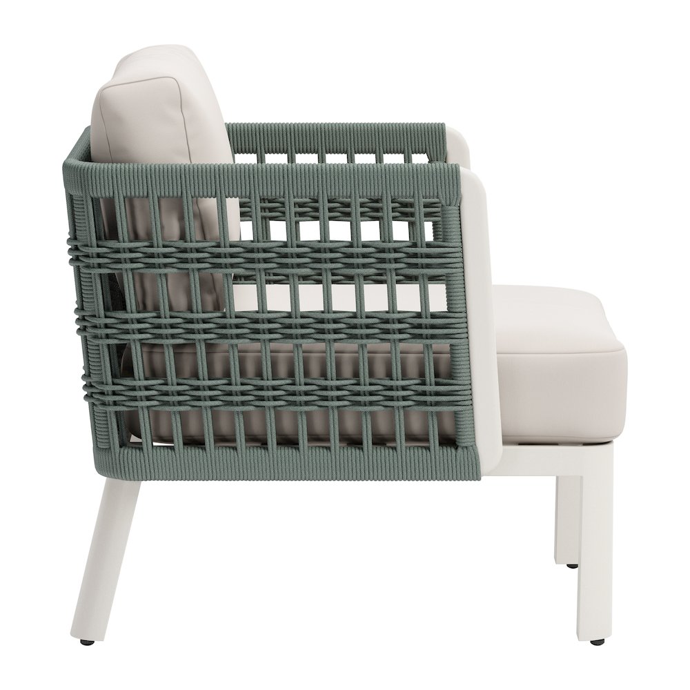 Bridgehampton Armchair White. Picture 2