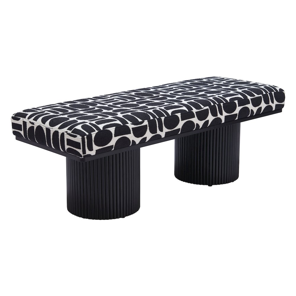 Botoia Bench Black & White. Picture 4