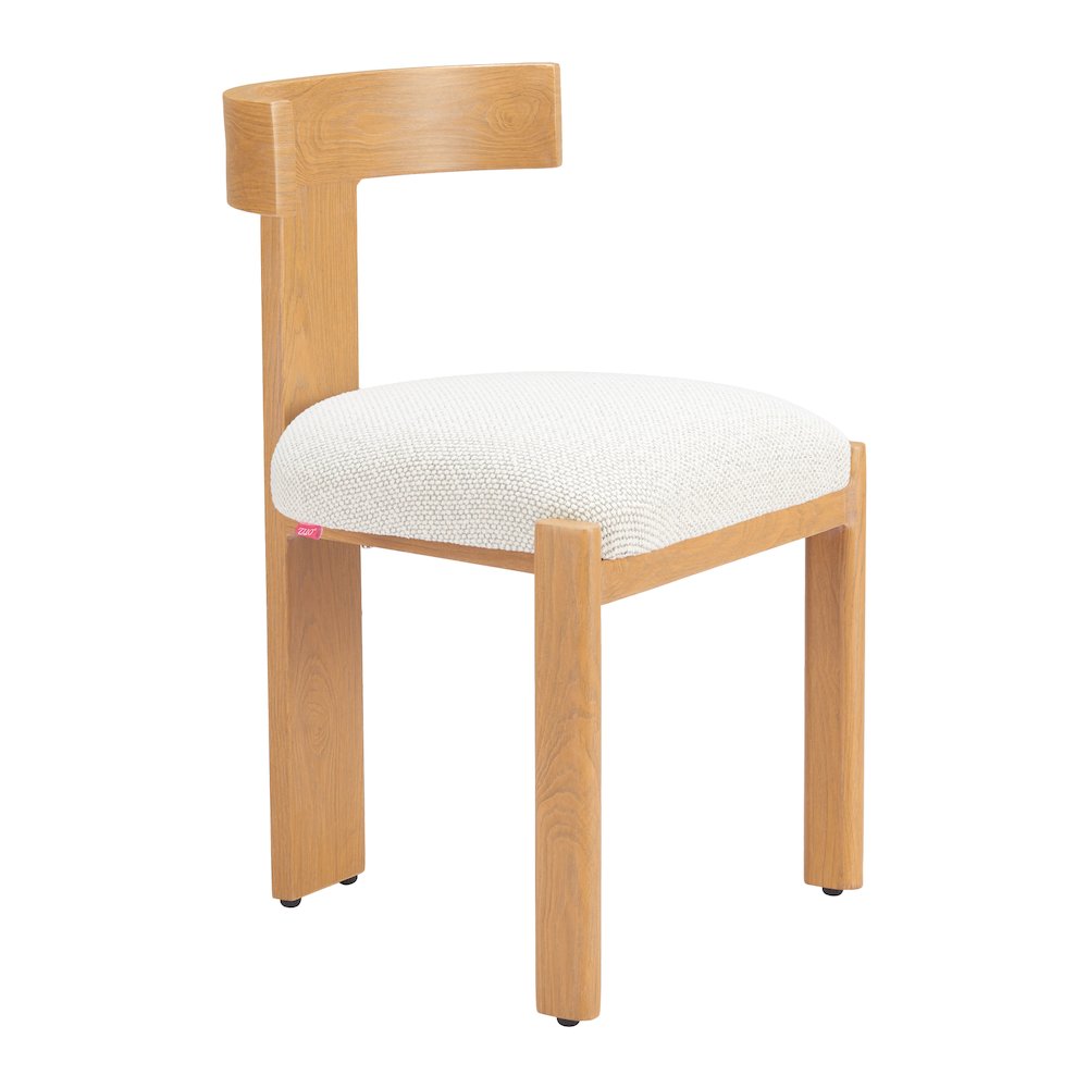 Tiana Dining Chair Natural & Beige. Picture 10