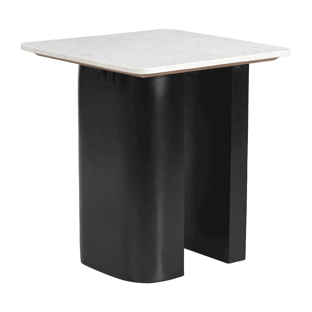 Fiora Side Table White & Black. Picture 1