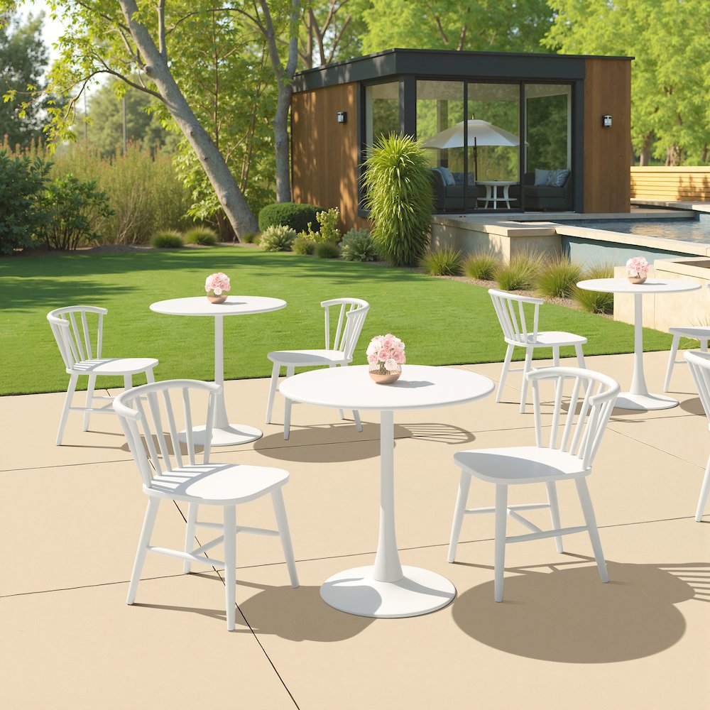 Shio Dining Chair White. Picture 8