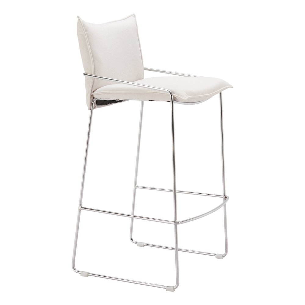 Pola Barstool White. Picture 1