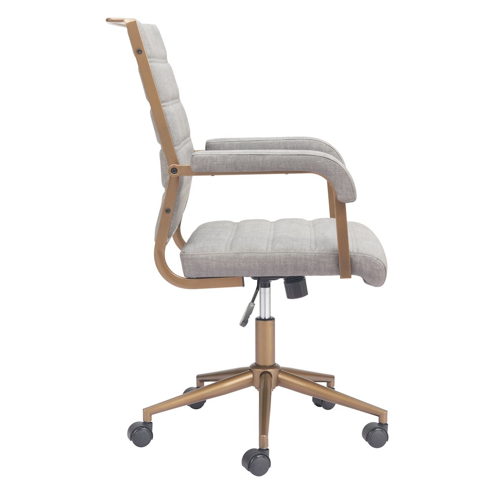 Auction Office Chair Gray. Picture 2