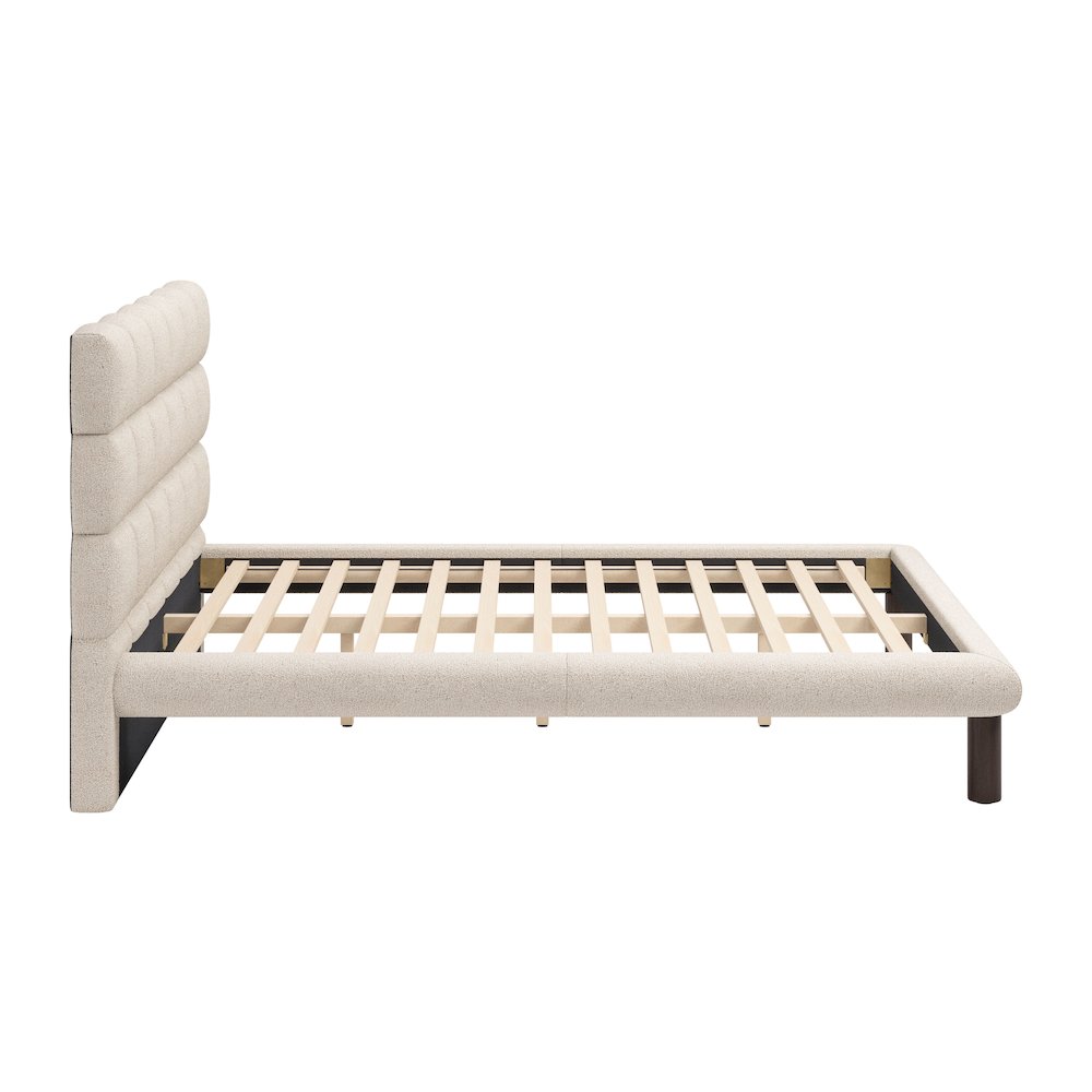 Placid Queen Bed Beige. Picture 2
