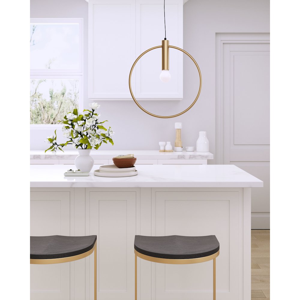 Irenza Ceiling Lamp Brass. Picture 9