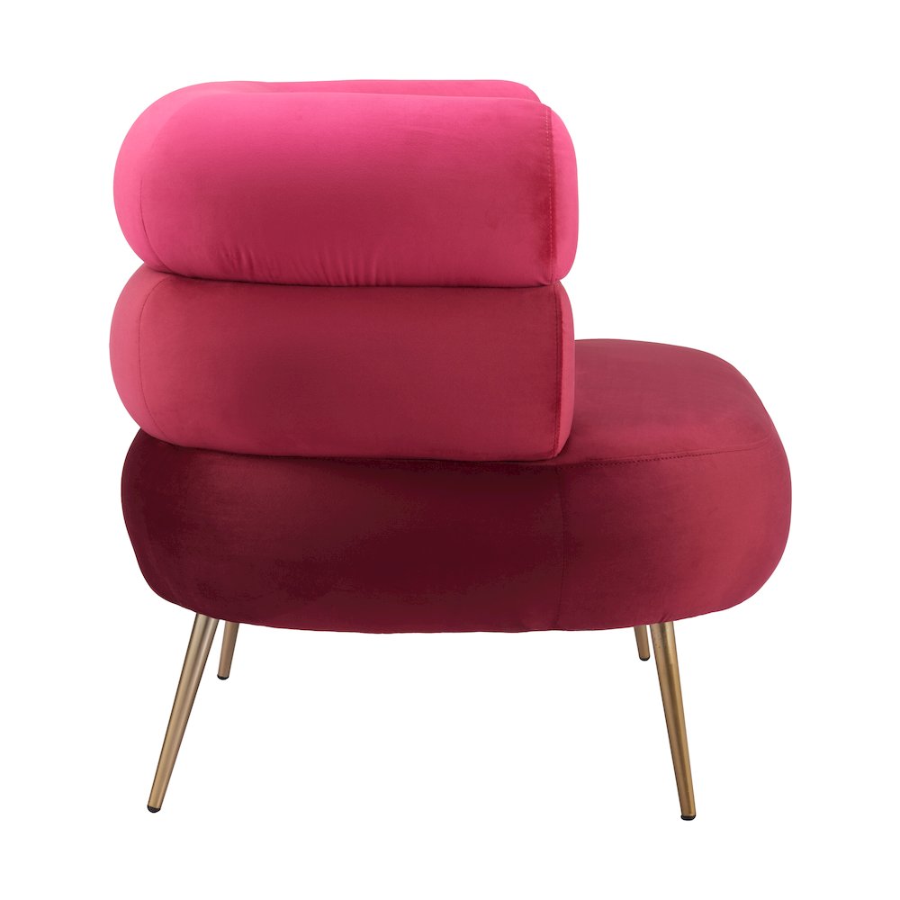 Arish Accent Chair Red. Picture 2