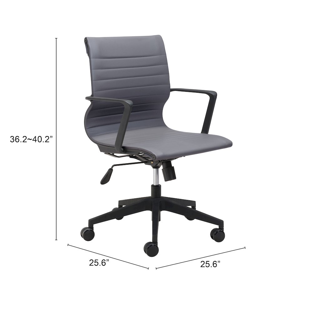 Stacy Office Chair Dark Gray. Picture 7