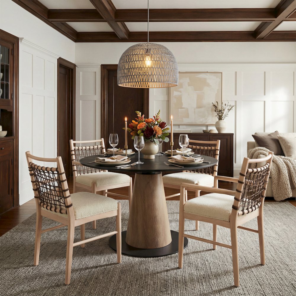 Wezly Dining Chair (Set of 2) Ivory. Picture 8