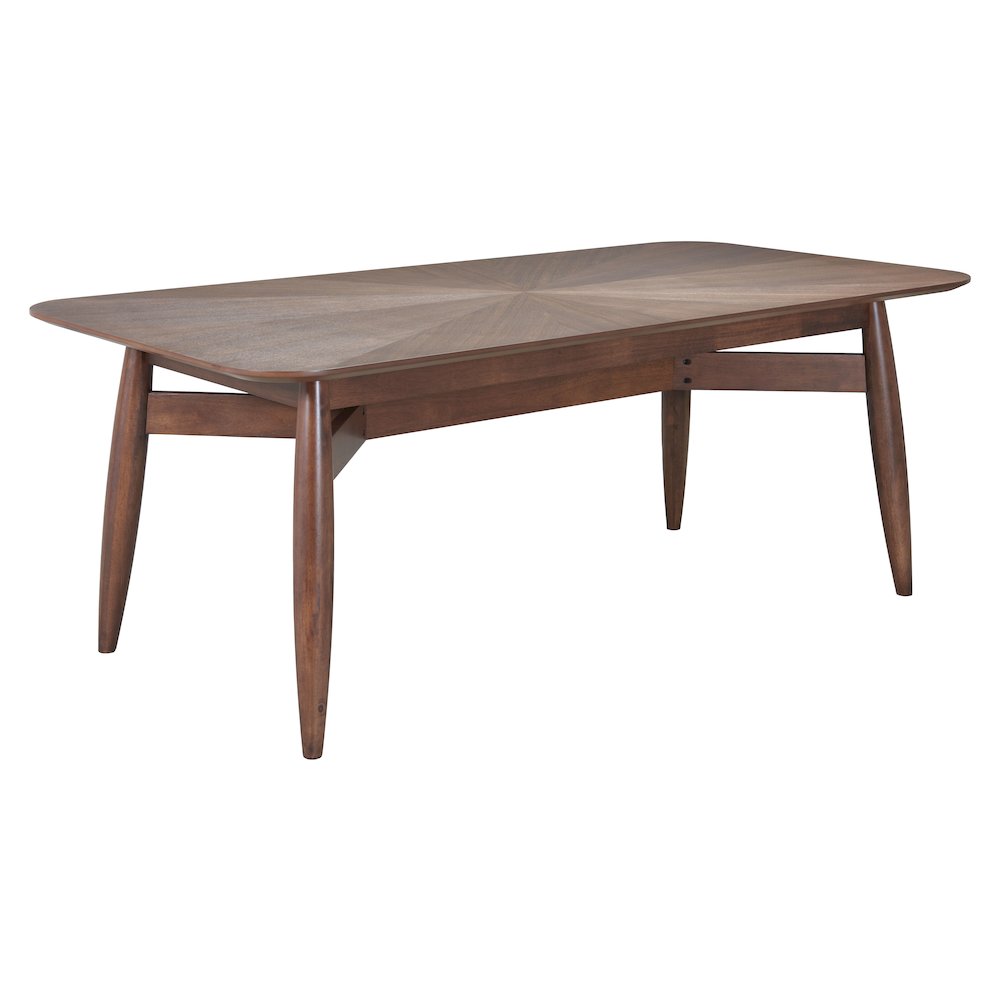 Silea Rectangular Dining Table Espresso. Picture 1