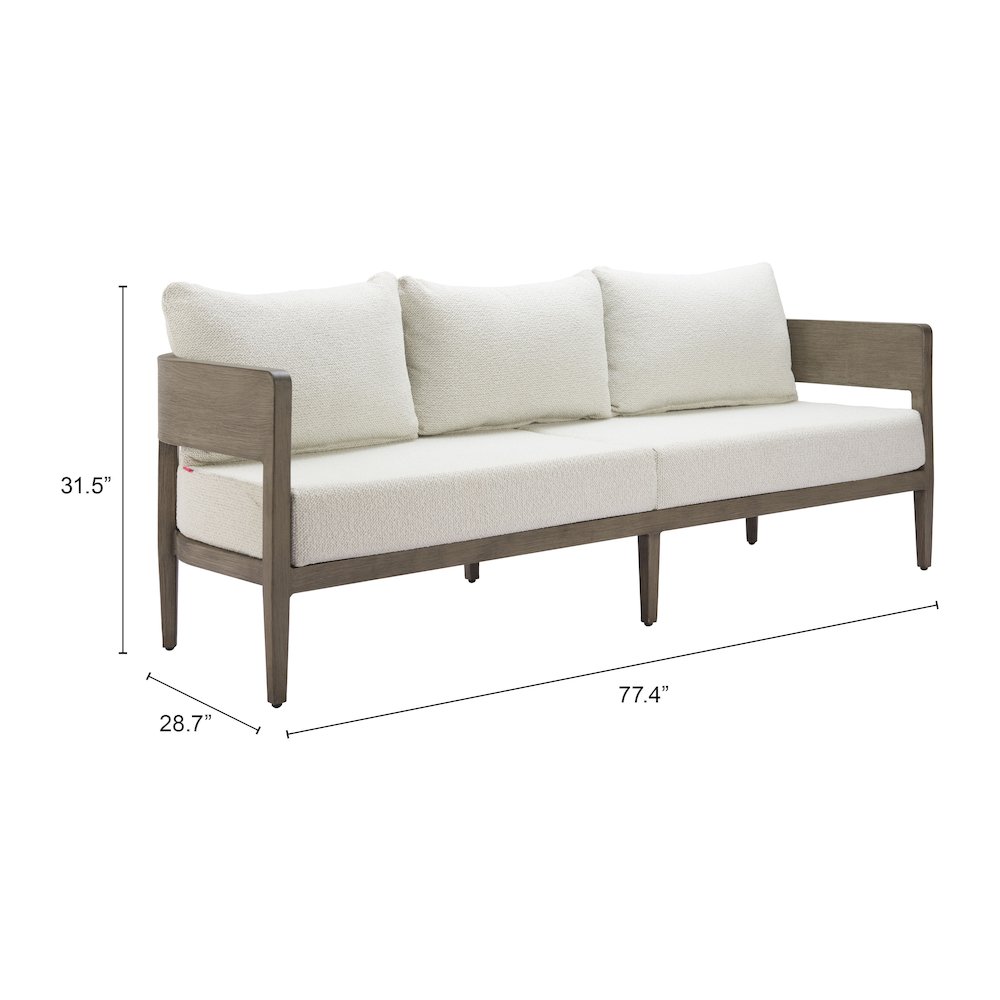 Foret Sofa Beige. Picture 7