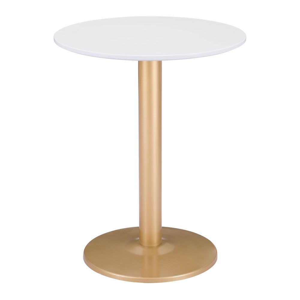 Alto Bistro Table, White & Gold, Belen Kox. Picture 1