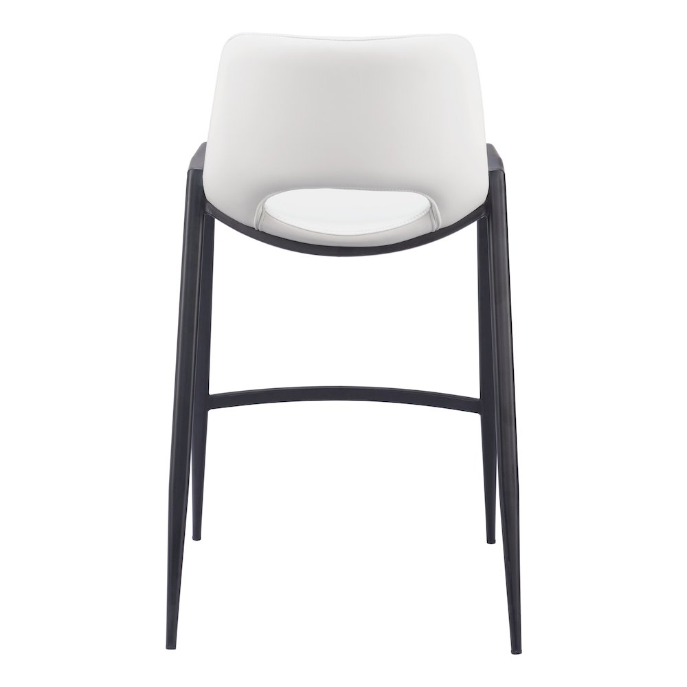Desi Counter Stool (Set of 2) White. Picture 4
