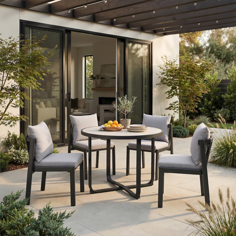 Noctan Dining Table Black. Picture 3