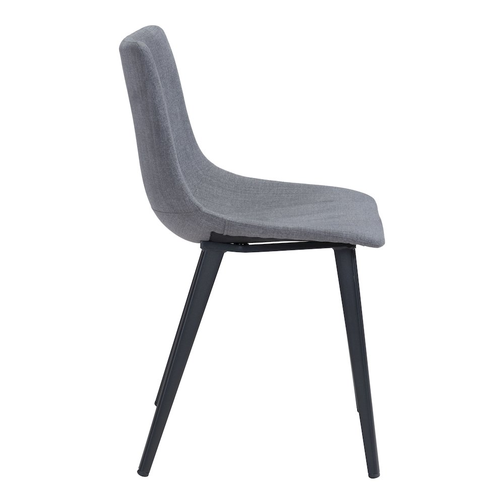 Daniel Dining Chair (Set of 2) Gray. Picture 2