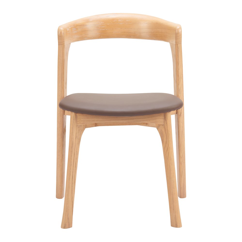 Pioro Dining Chair (Set of 2) Brown & Natural. Picture 3