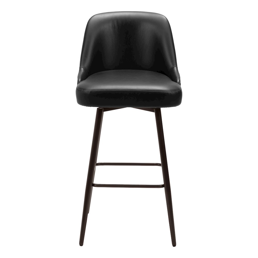 Keppel Swivel Barstool Black & Bronze. Picture 3