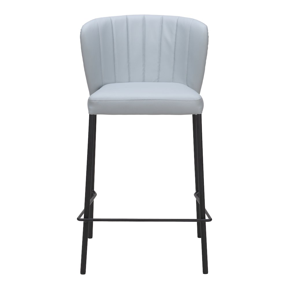 Linz Counter Stool (Set of 2) Gray. Picture 3