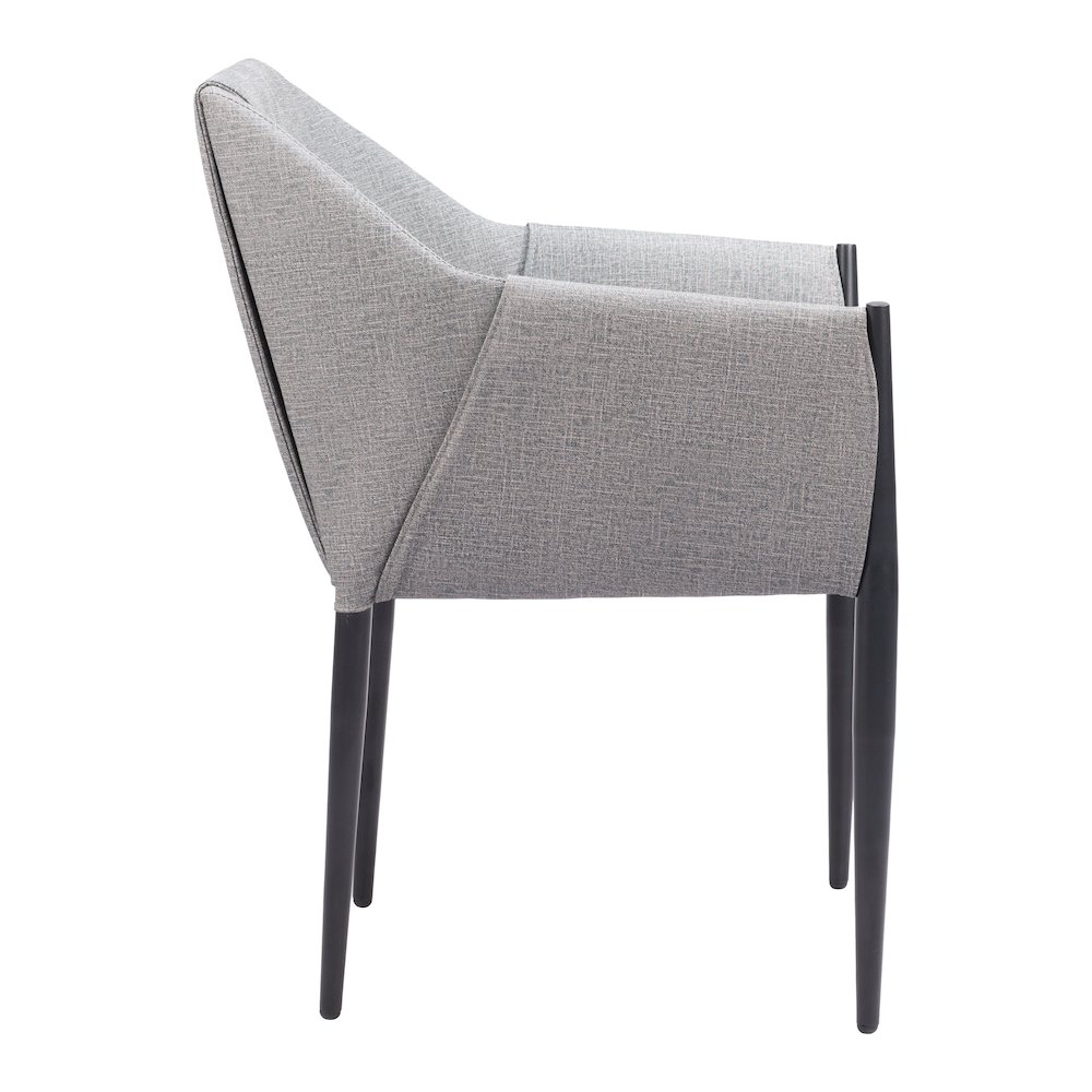 Andover Dining Chair (Set of 2) Slate Gray. Picture 2