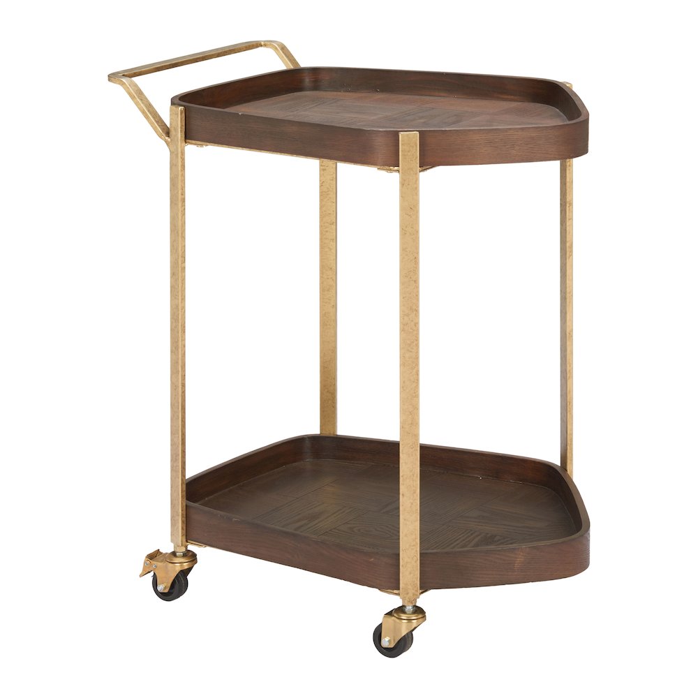 Stela Bar Cart Walnut. Picture 1