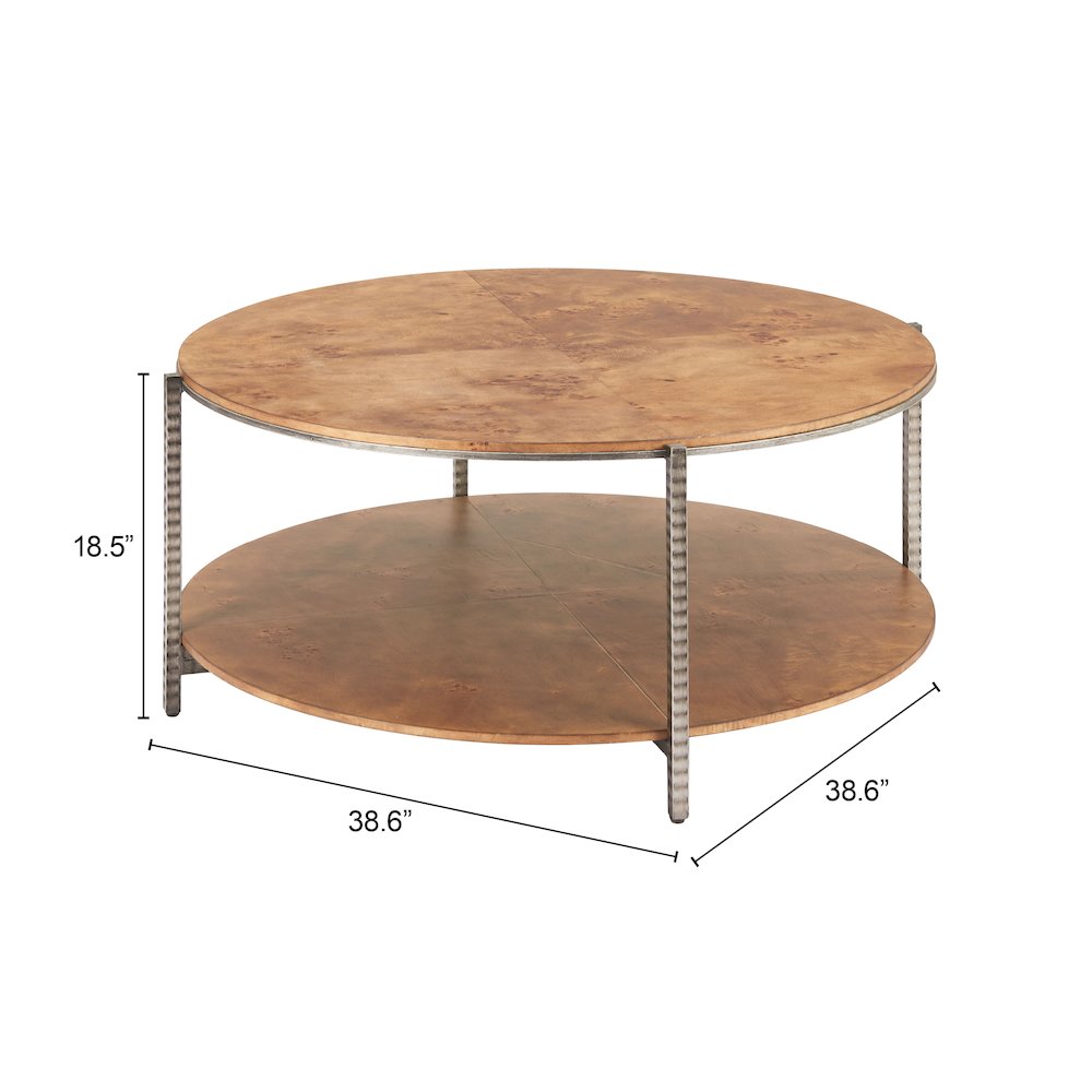 Adna Coffee Table Brown. Picture 7