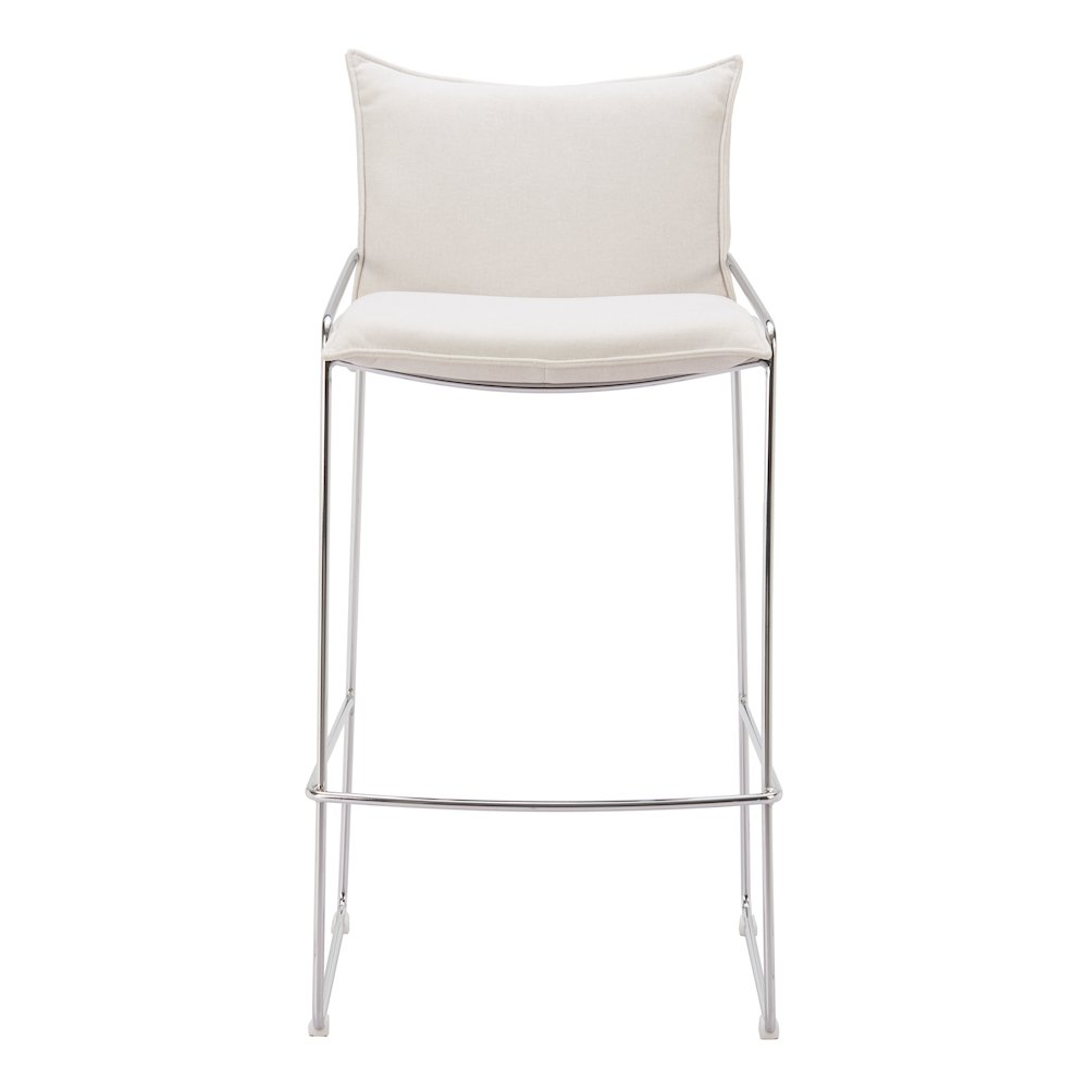 Pola Barstool White. Picture 3
