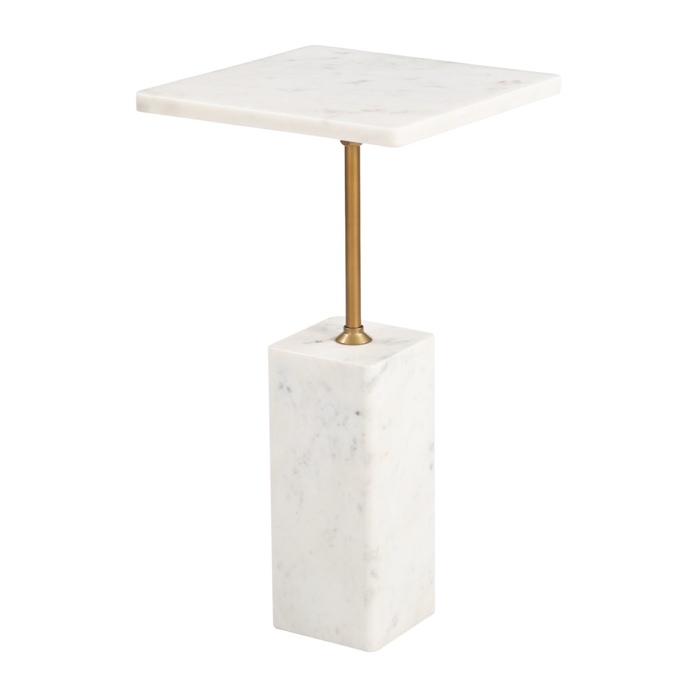 Naht Side Table White. Picture 1
