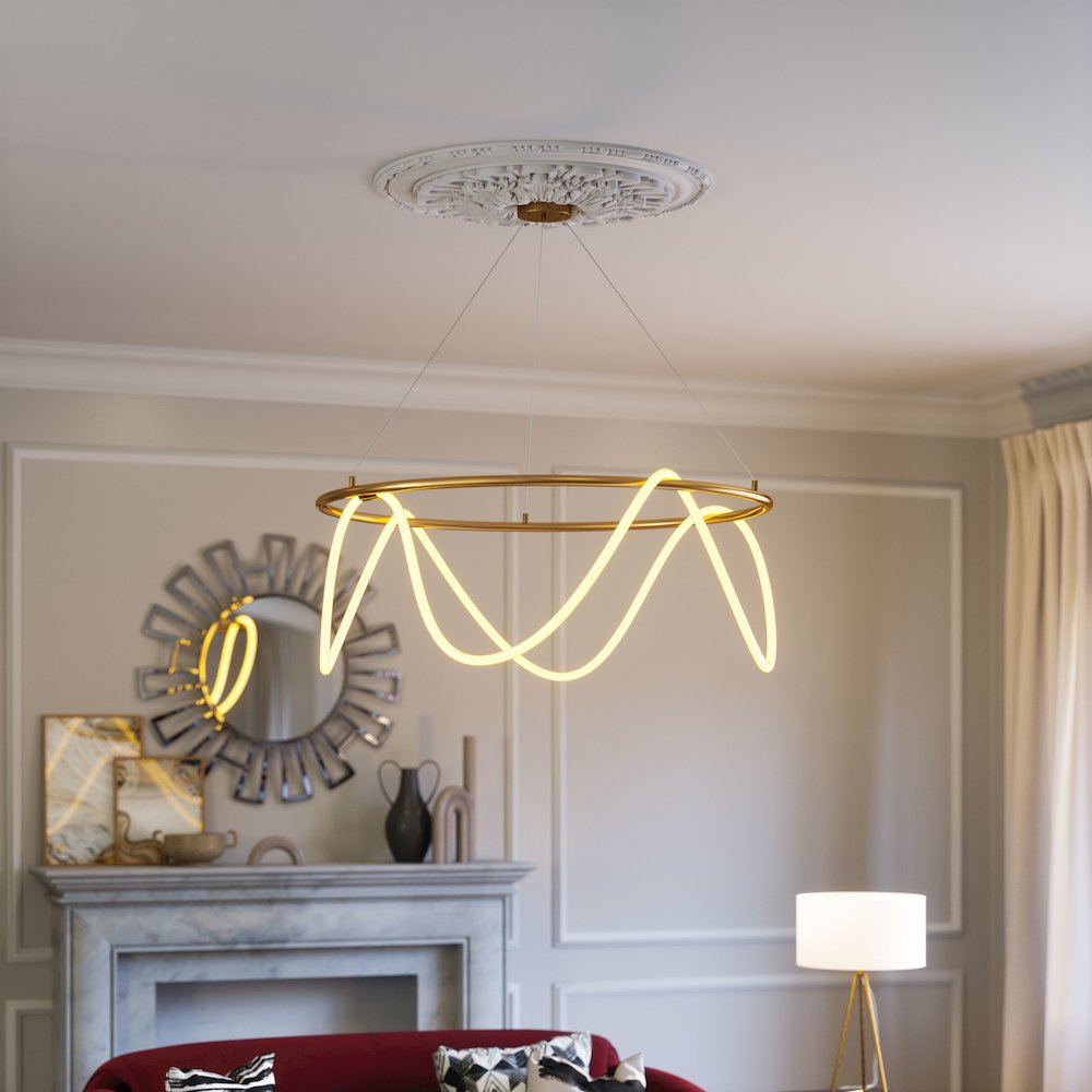 Wiber Ceiling Lamp Brass. Picture 8