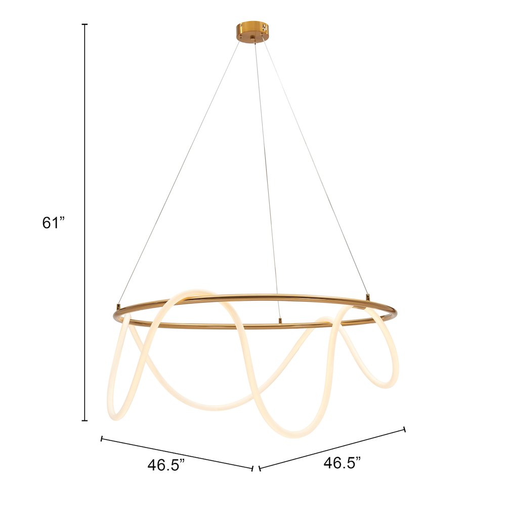 Wiber Ceiling Lamp Brass. Picture 7
