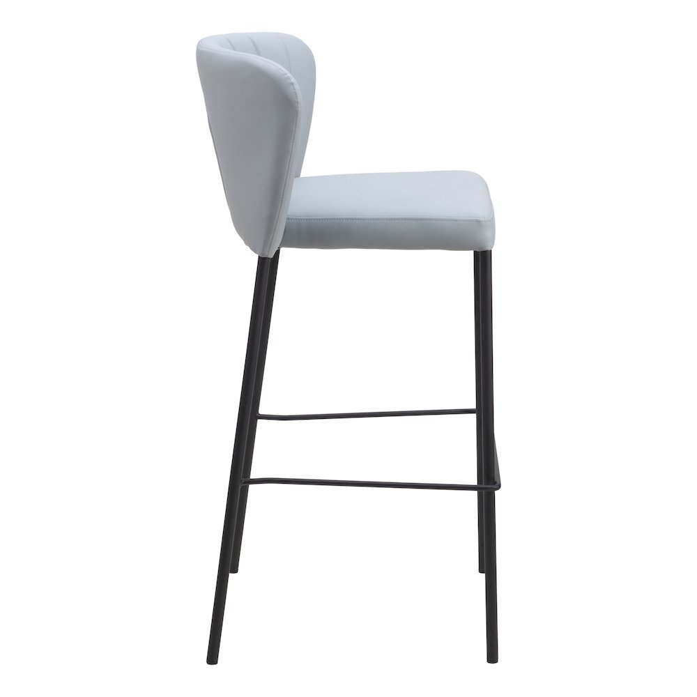 Linz Barstool (Set of 2) Gray. Picture 2