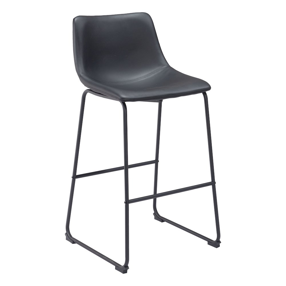 Smart Barstool (Set of 2) Black. Picture 1