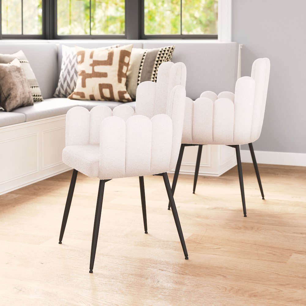 Noosa Dining Chair (Set of 2) Ivory. Picture 8