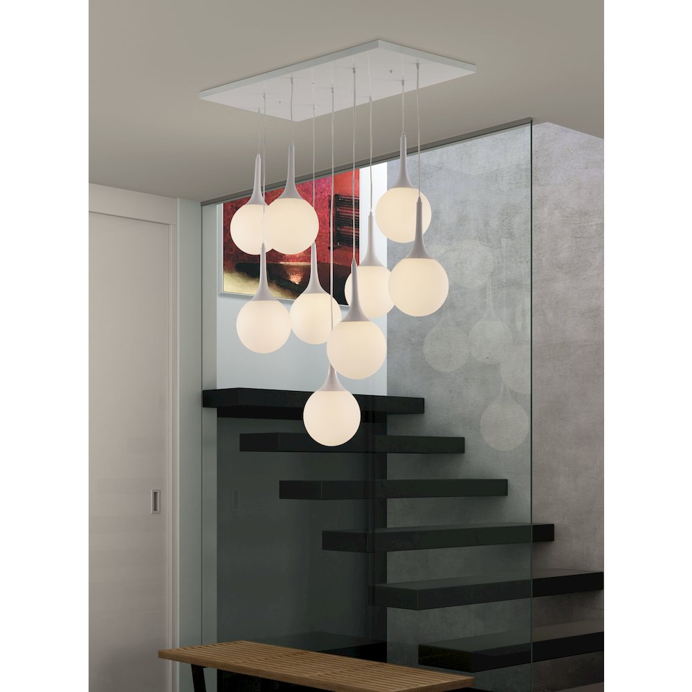 Epsilon Ceiling Lamp White. Picture 5