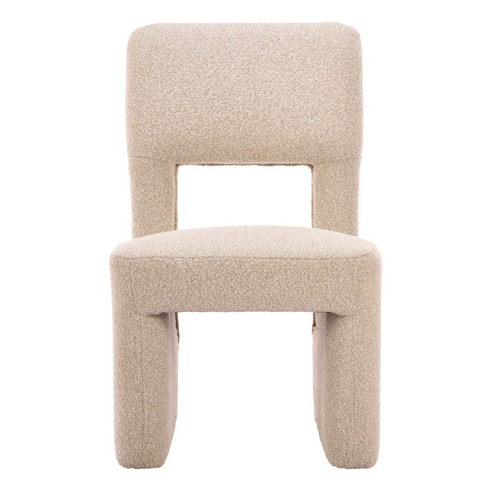 Dewey Dining Chair (Set of 2) Beige. Picture 6