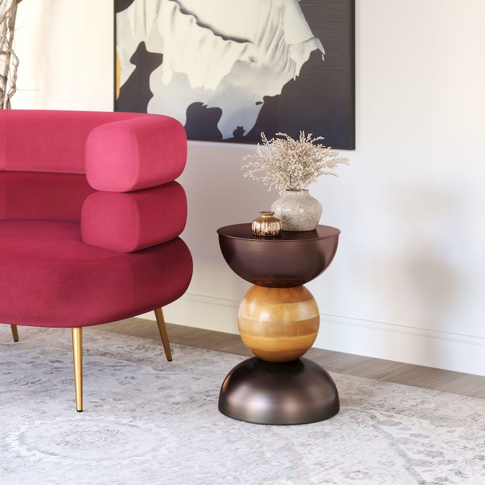 Tripoli Side Table Bronze. Picture 8