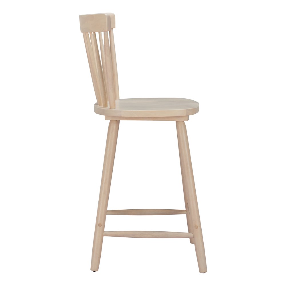 Tyce Counter Stool (Set of 2) Natural. Picture 2