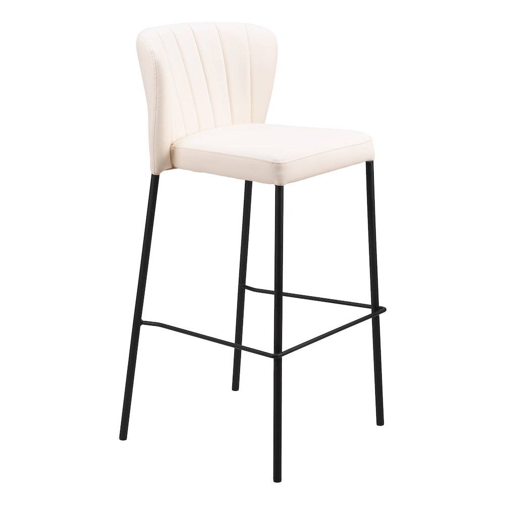 Linz Barstool (Set of 2) Cream. Picture 1