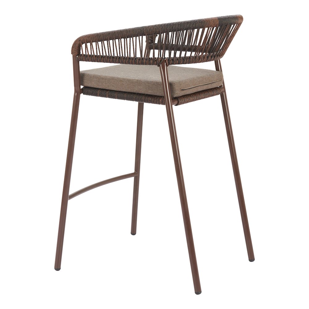 Skye Barstool (Set of 2) Brown. Picture 5